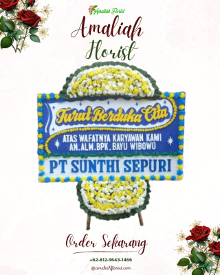 Papan Bunga Duka di Seruyan Hulu