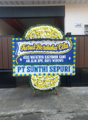 Papan Bunga Duka di Seruyan Hulu