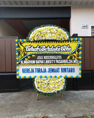 Papan Bunga Duka di Seruyan Hulu