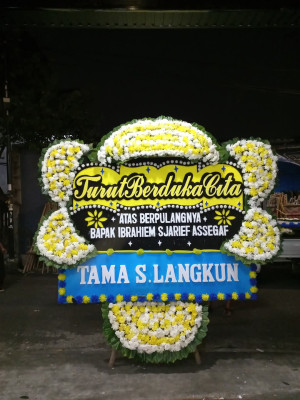 Papan Bunga Duka di Seruyan Hulu